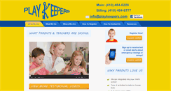 Desktop Screenshot of playkeepers.com